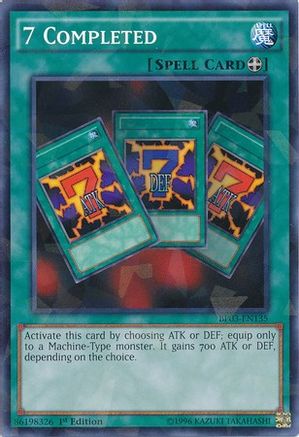 7 Completed (Shatterfoil) (BP03-EN135) - Battle Pack 3: Monster League 1st Edition Battle Pack 3: Monster League Yugioh Single  Squirtle Squad Card Shop.