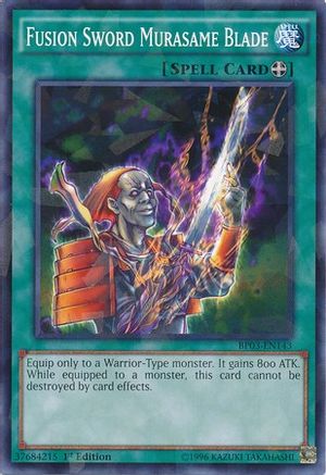Fusion Sword Murasame Blade (Shatterfoil) (BP03-EN143) - Battle Pack 3: Monster League 1st Edition Battle Pack 3: Monster League Yugioh Single  Squirtle Squad Card Shop.