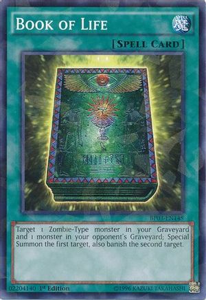 Book of Life (Shatterfoil) (BP03-EN145) - Battle Pack 3: Monster League 1st Edition Battle Pack 3: Monster League Yugioh Single  Squirtle Squad Card Shop.