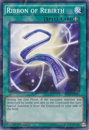 Ribbon of Rebirth (Shatterfoil) (BP03-EN153) - Battle Pack 3: Monster League 1st Edition Battle Pack 3: Monster League Yugioh Single  Squirtle Squad Card Shop.