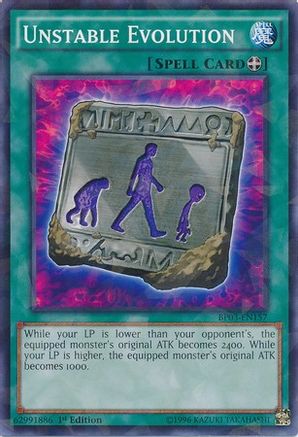 Unstable Evolution (Shatterfoil) (BP03-EN157) - Battle Pack 3: Monster League 1st Edition Battle Pack 3: Monster League Yugioh Single  Squirtle Squad Card Shop.