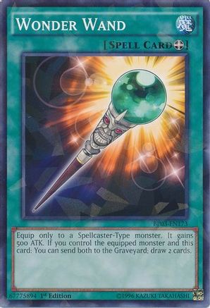 Wonder Wand (Shatterfoil) (BP03-EN173) - Battle Pack 3: Monster League 1st Edition Battle Pack 3: Monster League Yugioh Single  Squirtle Squad Card Shop.