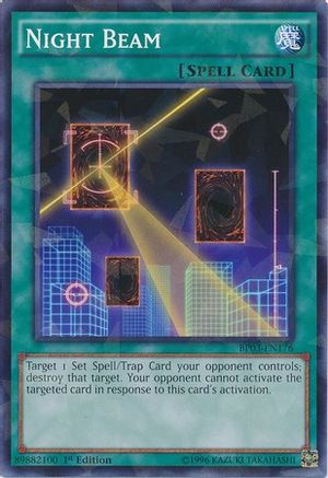 Night Beam (Shatterfoil) (BP03-EN176) - Battle Pack 3: Monster League 1st Edition Battle Pack 3: Monster League Yugioh Single  Squirtle Squad Card Shop.