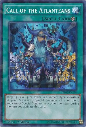 Call of the Atlanteans (Shatterfoil) (BP03-EN178) - Battle Pack 3: Monster League 1st Edition Battle Pack 3: Monster League Yugioh Single  Squirtle Squad Card Shop.
