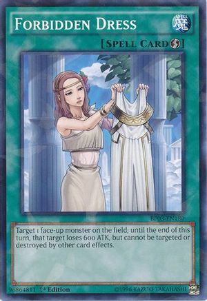 Forbidden Dress (Shatterfoil) (BP03-EN180) - Battle Pack 3: Monster League 1st Edition Battle Pack 3: Monster League Yugioh Single  Squirtle Squad Card Shop.