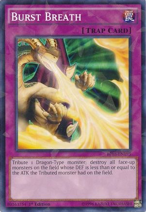 Burst Breath (Shatterfoil) (BP03-EN193) - Battle Pack 3: Monster League 1st Edition Battle Pack 3: Monster League Yugioh Single  Squirtle Squad Card Shop.