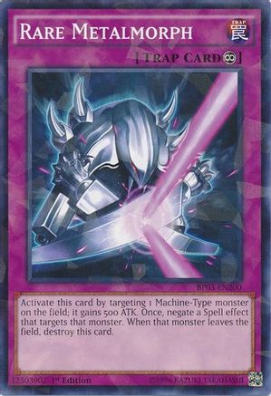 Rare Metalmorph (Shatterfoil) (BP03-EN200) - Battle Pack 3: Monster League 1st Edition Battle Pack 3: Monster League Yugioh Single  Squirtle Squad Card Shop.