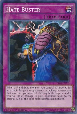 Hate Buster (Shatterfoil) (BP03-EN205) - Battle Pack 3: Monster League 1st Edition Battle Pack 3: Monster League Yugioh Single  Squirtle Squad Card Shop.