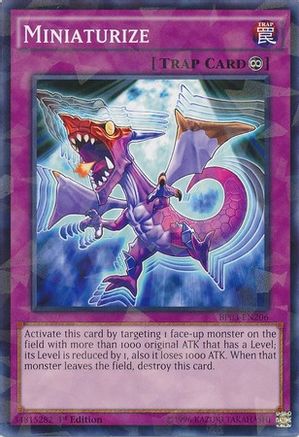 Miniaturize (Shatterfoil) (BP03-EN206) - Battle Pack 3: Monster League 1st Edition Battle Pack 3: Monster League Yugioh Single  Squirtle Squad Card Shop.