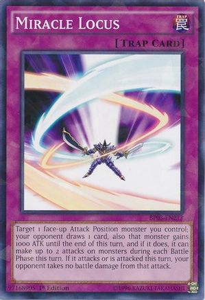 Miracle Locus (Shatterfoil) (BP03-EN213) - Battle Pack 3: Monster League 1st Edition Battle Pack 3: Monster League Yugioh Single  Squirtle Squad Card Shop.