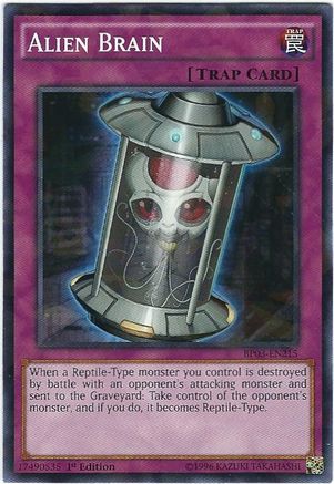 Alien Brain (Shatterfoil) (BP03-EN215) - Battle Pack 3: Monster League 1st Edition Battle Pack 3: Monster League Yugioh Single  Squirtle Squad Card Shop.