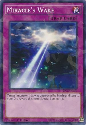 Miracle's Wake (Shatterfoil) (BP03-EN220) - Battle Pack 3: Monster League 1st Edition Battle Pack 3: Monster League Yugioh Single  Squirtle Squad Card Shop.
