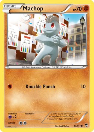 Machop 044  XY  Furious Fists - Common XY - Furious Fists Pokemon Single  Squirtle Squad Card Shop.