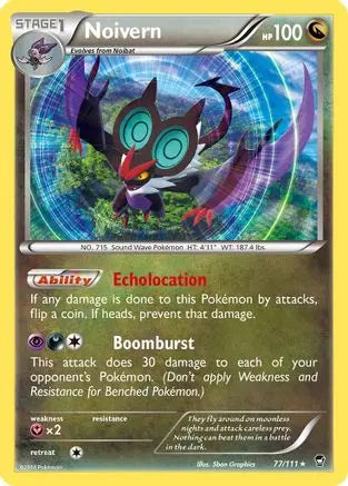 Noivern 077  - Holofoil XY  Furious Fists - Holo Rare