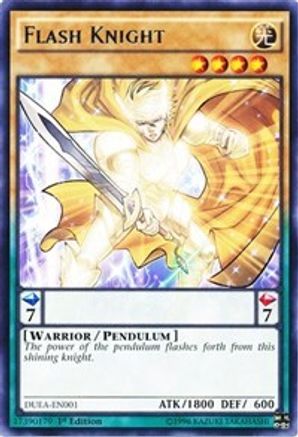 Flash Knight (DUEA-EN001) - Duelist Alliance 1st Edition Duelist Alliance Yugioh Single  Squirtle Squad Card Shop.