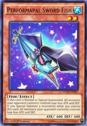 Performapal Sword Fish (DUEA-EN007) - Duelist Alliance 1st Edition Duelist Alliance Yugioh Single  Squirtle Squad Card Shop.