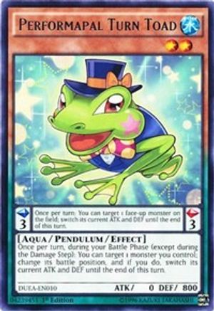 Performapal Turn Toad (DUEA-EN010) - Duelist Alliance 1st Edition Duelist Alliance Yugioh Single  Squirtle Squad Card Shop.