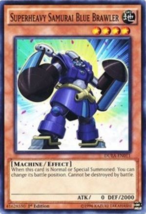 Superheavy Samurai Blue Brawler (DUEA-EN011) - Duelist Alliance Unlimited Duelist Alliance Yugioh Single  Squirtle Squad Card Shop.