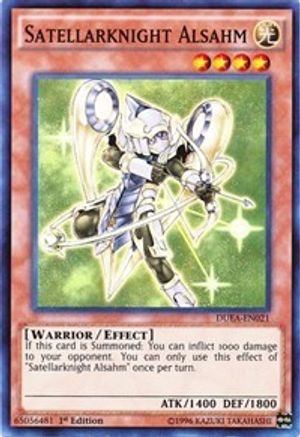 Satellarknight Alsahm (DUEA-EN021) - Duelist Alliance 1st Edition Duelist Alliance Yugioh Single  Squirtle Squad Card Shop.
