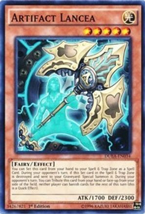 Artifact Lancea (DUEA-EN034) - Duelist Alliance Unlimited Duelist Alliance Yugioh Single  Squirtle Squad Card Shop.