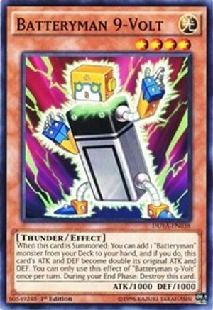 Batteryman 9-Volt (DUEA-EN038) - Duelist Alliance Unlimited Duelist Alliance Yugioh Single  Squirtle Squad Card Shop.