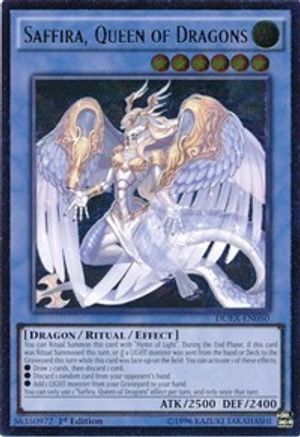 Saffira, Queen of Dragons (UTR) (DUEA-EN050) - Duelist Alliance 1st Edition Duelist Alliance Yugioh Single  Squirtle Squad Card Shop.