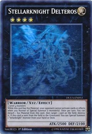 Stellarknight Delteros (Ghost Rare) (DUEA-EN053) - Duelist Alliance 1st Edition Duelist Alliance Yugioh Single  Squirtle Squad Card Shop.