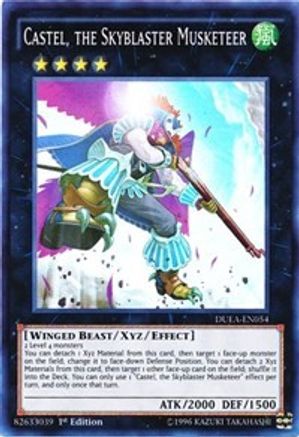Castel, the Skyblaster Musketeer (DUEA-EN054) - Duelist Alliance Unlimited Duelist Alliance Yugioh Single  Squirtle Squad Card Shop.