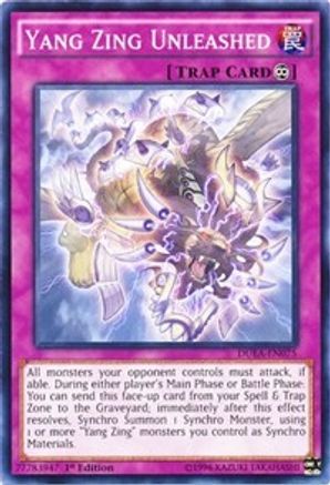Yang Zing Unleashed (DUEA-EN075) - Duelist Alliance Unlimited Duelist Alliance Yugioh Single  Squirtle Squad Card Shop.