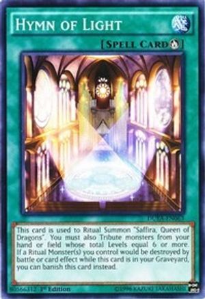 Hymn of Light (DUEA-EN063) - Duelist Alliance 1st Edition Duelist Alliance Yugioh Single  Squirtle Squad Card Shop.