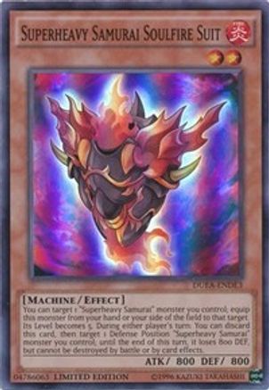 Superheavy Samurai Soulfire Suit (DUEA-ENDE3) - Duelist Alliance: Deluxe Edition Limited Duelist Alliance: Deluxe Edition Yugioh Single  Squirtle Squad Card Shop.