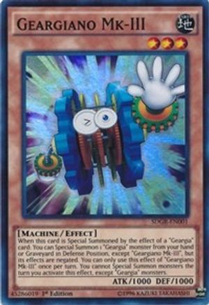 Geargiano Mk-III (SDGR-EN001) - Structure Deck: Geargia Rampage 1st Edition Structure Deck: Geargia Rampage Yugioh Single  Squirtle Squad Card Shop.