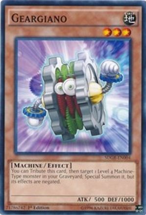 Geargiano (SDGR-EN004) - Structure Deck: Geargia Rampage 1st Edition Structure Deck: Geargia Rampage Yugioh Single  Squirtle Squad Card Shop.