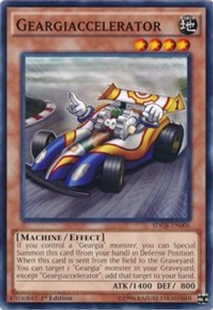 Geargiaccelerator (SDGR-EN006) - Structure Deck: Geargia Rampage 1st Edition Structure Deck: Geargia Rampage Yugioh Single  Squirtle Squad Card Shop.