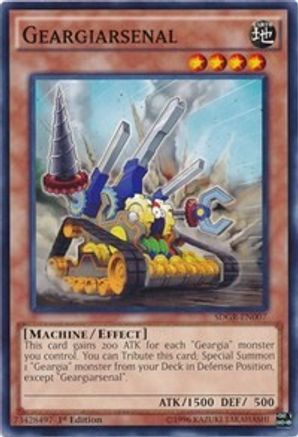 Geargiarsenal (SDGR-EN007) - Structure Deck: Geargia Rampage 1st Edition Structure Deck: Geargia Rampage Yugioh Single  Squirtle Squad Card Shop.