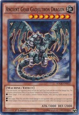 Ancient Gear Gadjiltron Dragon (SDGR-EN013) - Structure Deck: Geargia Rampage 1st Edition Structure Deck: Geargia Rampage Yugioh Single  Squirtle Squad Card Shop.