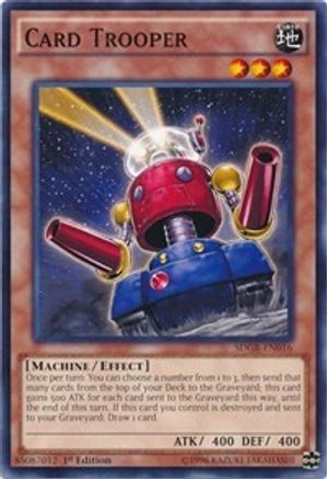 Card Trooper (SDGR-EN016) - Structure Deck: Geargia Rampage 1st Edition Structure Deck: Geargia Rampage Yugioh Single  Squirtle Squad Card Shop.