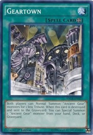 Geartown (SDGR-EN021) - Structure Deck: Geargia Rampage 1st Edition Structure Deck: Geargia Rampage Yugioh Single  Squirtle Squad Card Shop.
