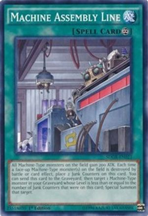 Machine Assembly Line (SDGR-EN023) - Structure Deck: Geargia Rampage 1st Edition Structure Deck: Geargia Rampage Yugioh Single  Squirtle Squad Card Shop.