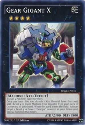 Gear Gigant X (SDGR-EN035) - Structure Deck: Geargia Rampage 1st Edition Structure Deck: Geargia Rampage Yugioh Single  Squirtle Squad Card Shop.