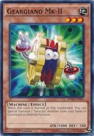 Geargiano Mk-II (SDGR-EN005) - Structure Deck: Geargia Rampage 1st Edition Structure Deck: Geargia Rampage Yugioh Single  Squirtle Squad Card Shop.