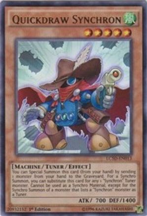 Quickdraw Synchron (LC5D-EN013) - Legendary Collection 5D's 1st Edition Legendary Collection 5D's Yugioh Single  Squirtle Squad Card Shop.