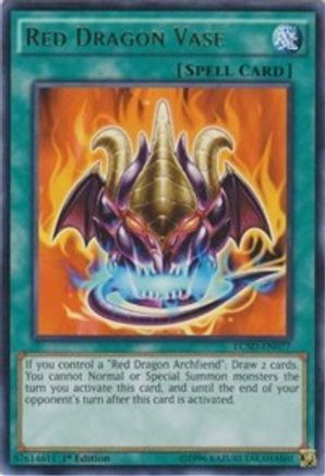 Red Dragon Vase (LC5D-EN077) - Legendary Collection 5D's 1st Edition Legendary Collection 5D's Yugioh Single  Squirtle Squad Card Shop.