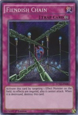 Fiendish Chain (LC5D-EN082) - Legendary Collection 5D's 1st Edition Legendary Collection 5D's Yugioh Single  Squirtle Squad Card Shop.
