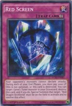 Red Screen (LC5D-EN083) - Legendary Collection 5D's 1st Edition Legendary Collection 5D's Yugioh Single  Squirtle Squad Card Shop.