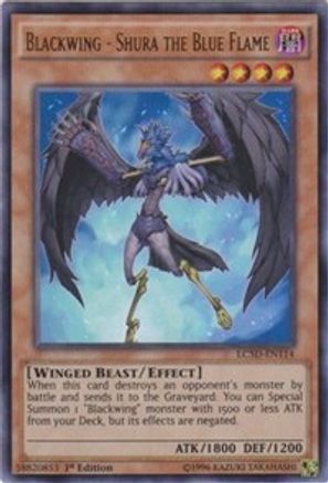 Blackwing - Shura the Blue Flame (LC5D-EN114) - Legendary Collection 5D's 1st Edition Legendary Collection 5D's Yugioh Single  Squirtle Squad Card Shop.