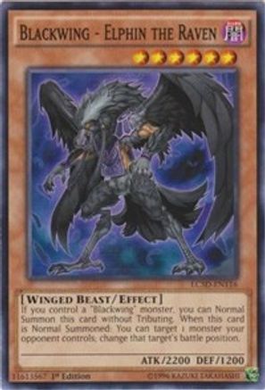 Blackwing - Elphin the Raven (LC5D-EN116) - Legendary Collection 5D's 1st Edition Legendary Collection 5D's Yugioh Single  Squirtle Squad Card Shop.