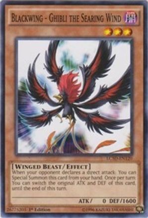 Blackwing - Ghibli the Searing Wind (LC5D-EN120) - Legendary Collection 5D's 1st Edition Legendary Collection 5D's Yugioh Single  Squirtle Squad Card Shop.