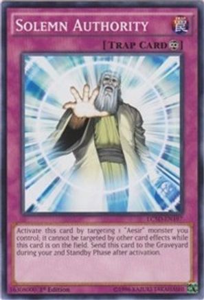 Solemn Authority (LC5D-EN197) - Legendary Collection 5D's 1st Edition Legendary Collection 5D's Yugioh Single  Squirtle Squad Card Shop.
