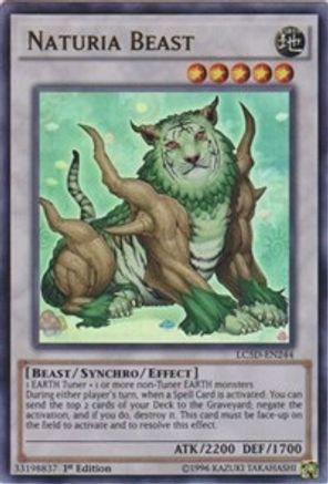 Naturia Beast (LC5D-EN244) - Legendary Collection 5D's 1st Edition Legendary Collection 5D's Yugioh Single  Squirtle Squad Card Shop.